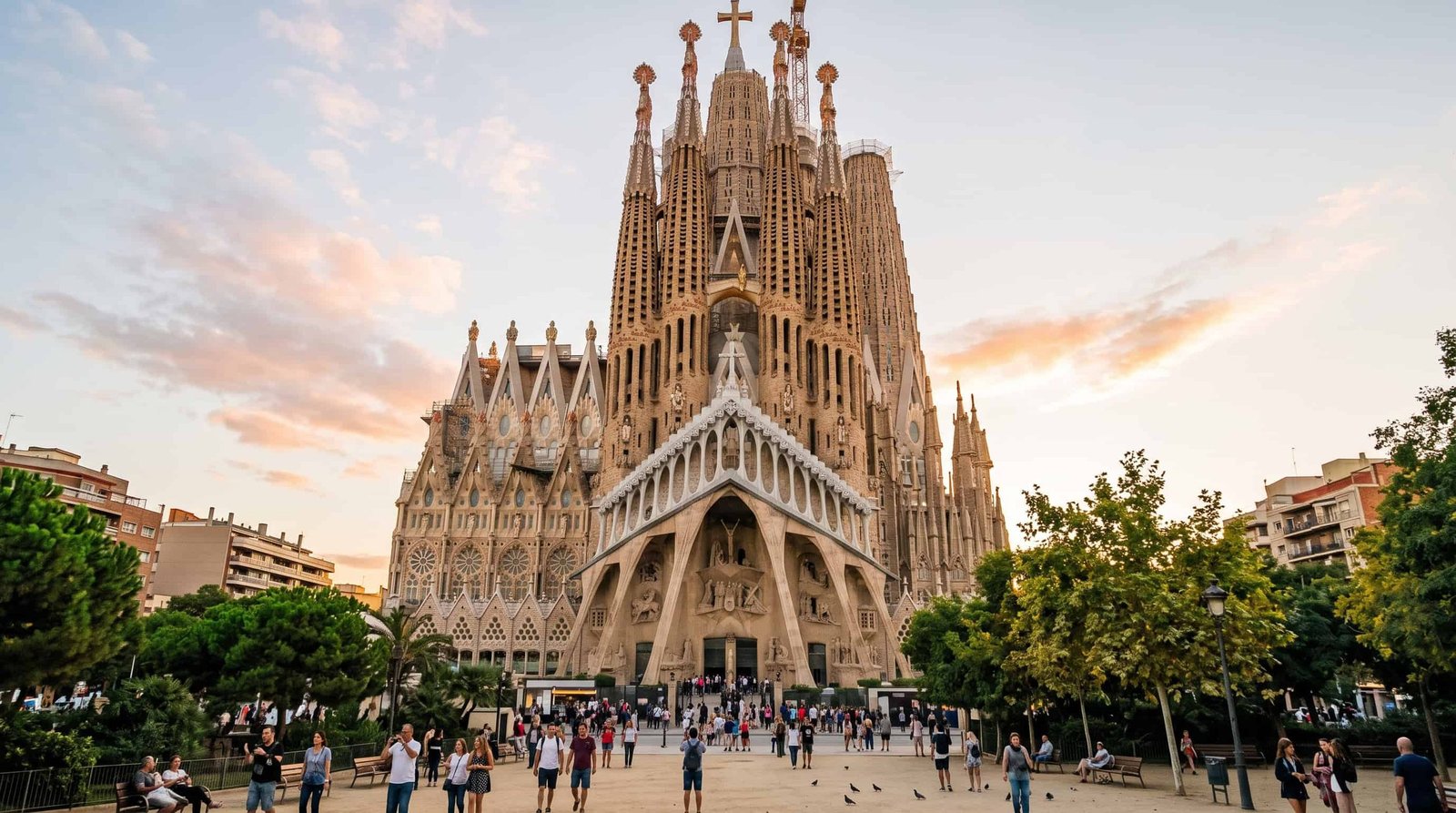Sagrada Família towers in Barcelona